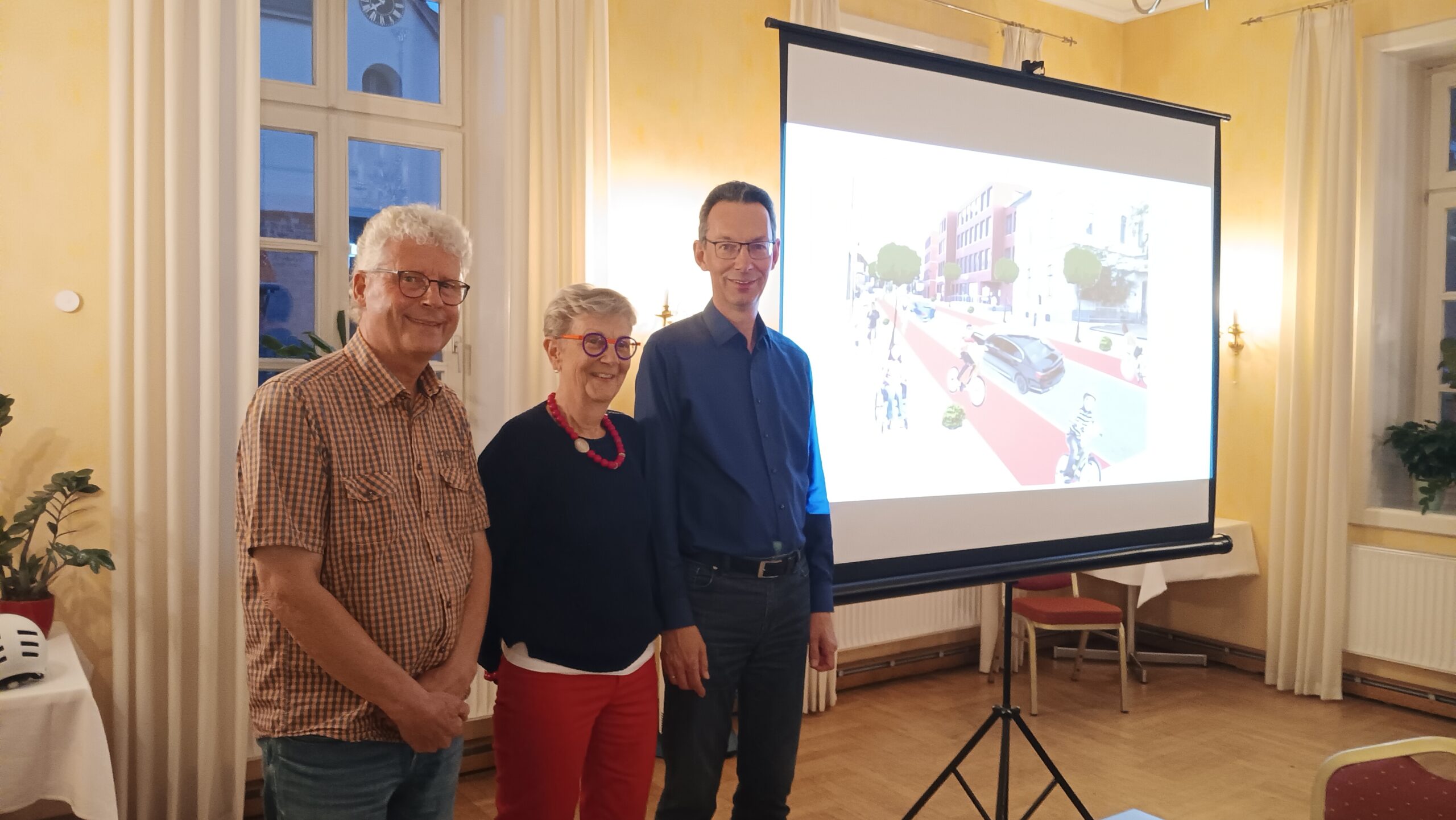 Vorstellung eines Verkehrskonzeptes für Neustadt - Jan Jenselik, Hera Johanna Nielsen, Uwe Sternbeck